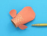 toilet roll craft fish 04