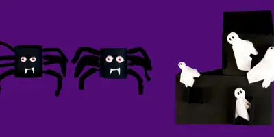 2 scarily simple Halloween crafts for kids